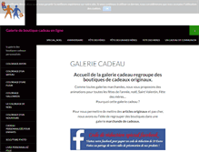 Tablet Screenshot of galerie-cadeau.com