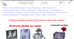 Desktop Screenshot of gravure-photo-laser.galerie-cadeau.com